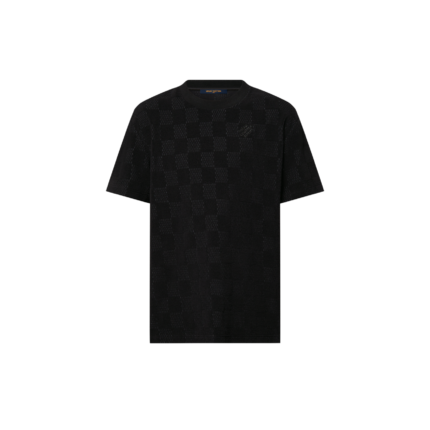 Best Damier French Terry Cotton T-Shirt